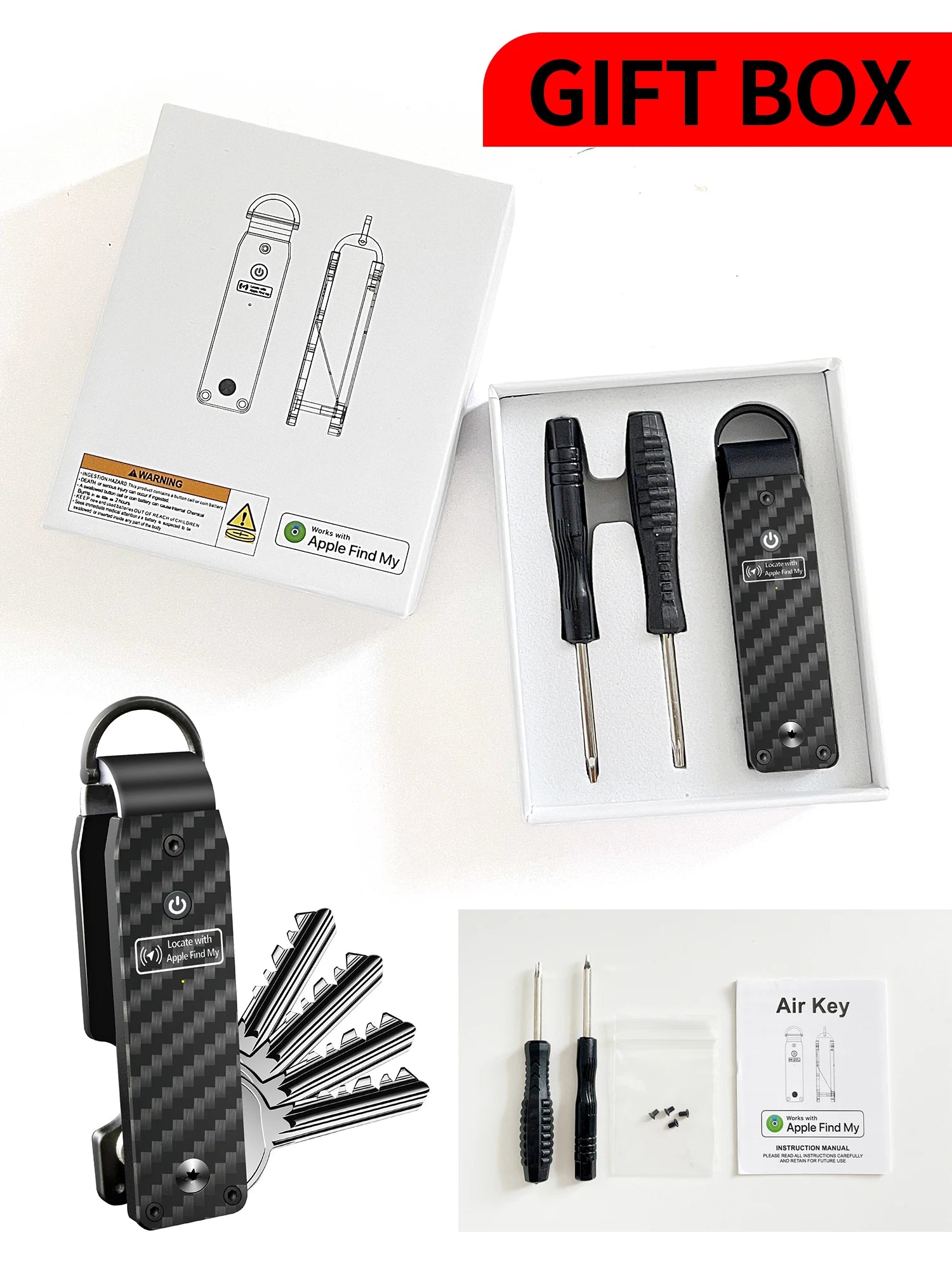 KeySafe Pro – Schluss mit den Schlüssel-Chaos (mit GPS & Apple Find My Support)