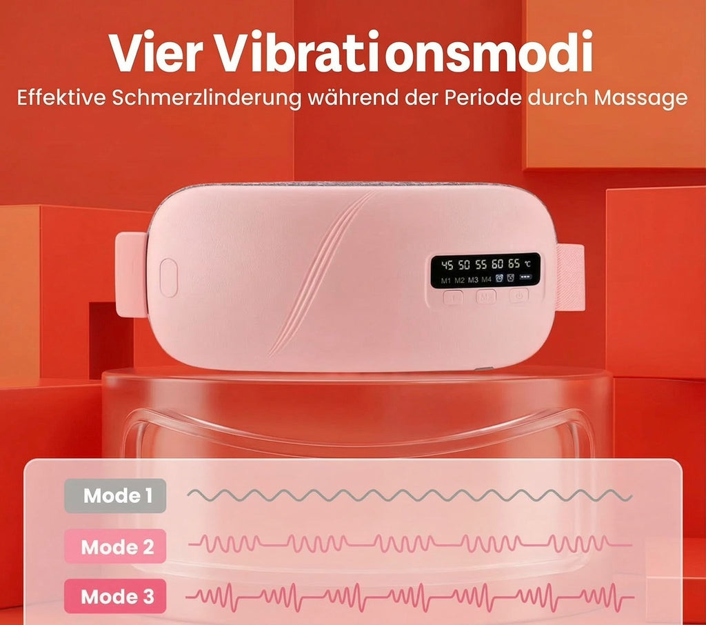 Tectora Perioden-Wärmegürtel – Sanfte Wärme & Vibration für den Unterleib
