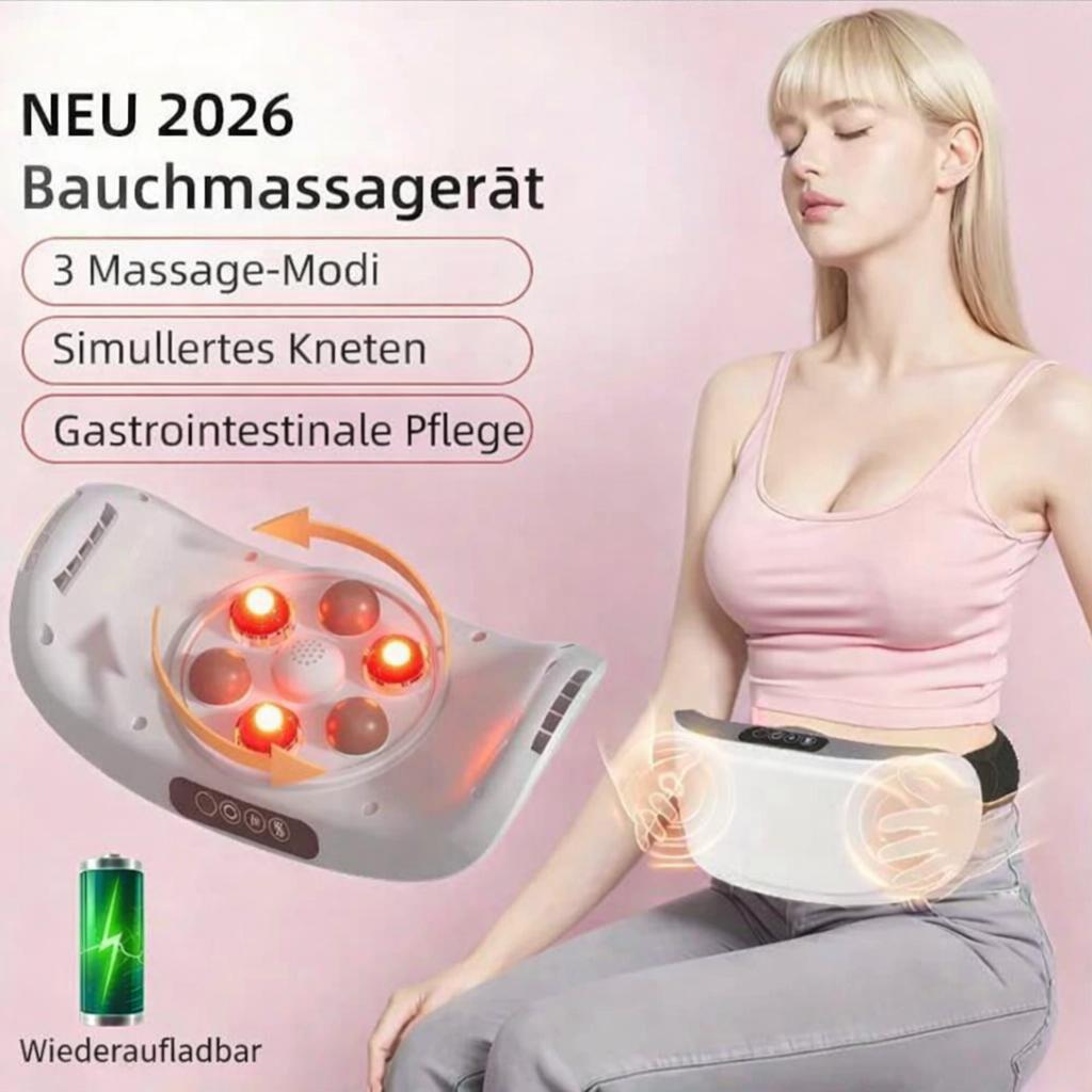 Tectora Premium Wellnessgürtel   Vollautomatische Intensiv-Massage für Bauch & Rücken