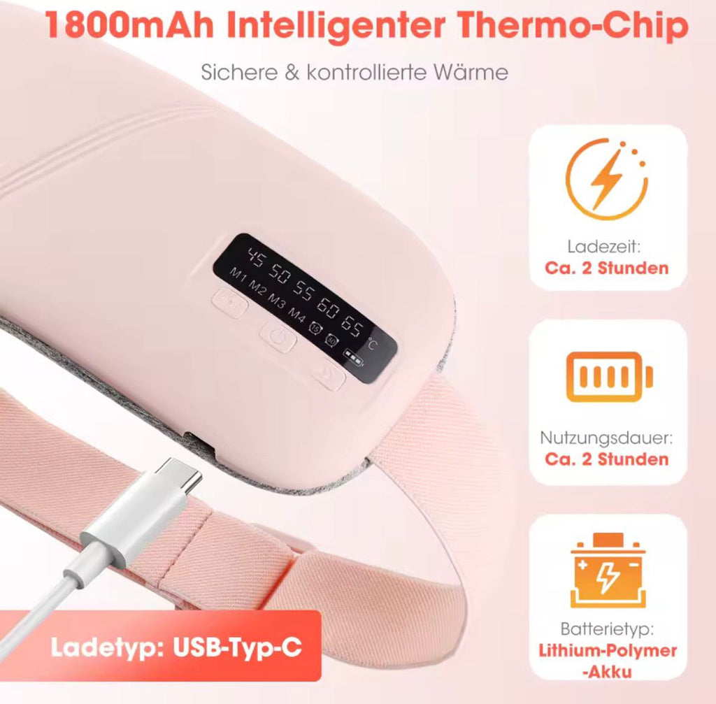 Tectora Perioden-Wärmegürtel – Sanfte Wärme & Vibration für den Unterleib