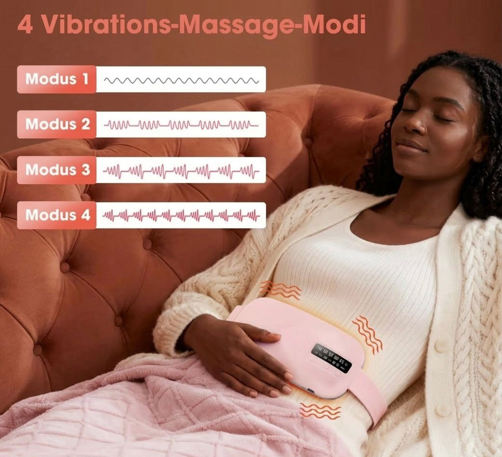 Tectora Perioden-Wärmegürtel – Sanfte Wärme & Vibration für den Unterleib