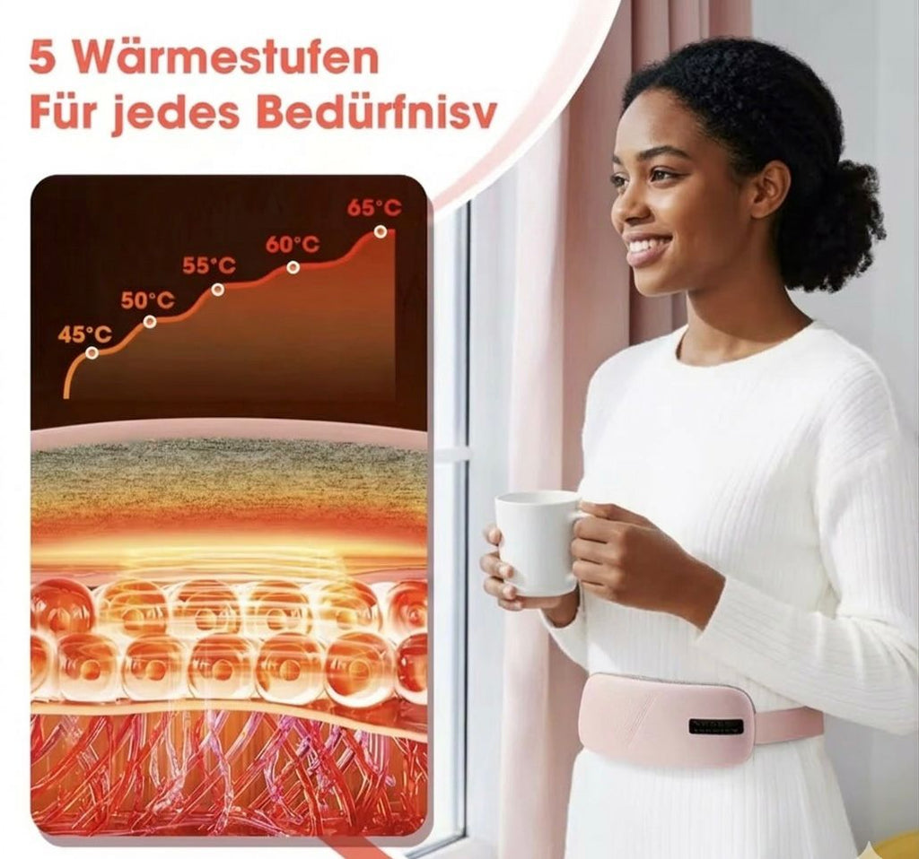 Tectora Perioden-Wärmegürtel – Sanfte Wärme & Vibration für den Unterleib