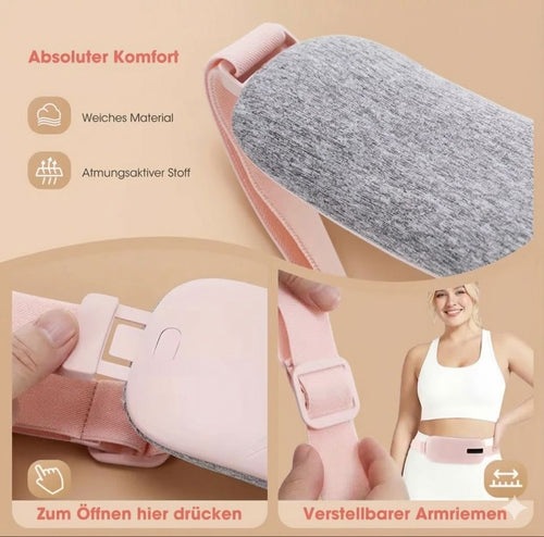 Tectora Perioden-Wärmegürtel – Sanfte Wärme & Vibration für den Unterleib