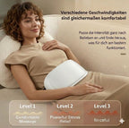 Tectora Premium Wellnessgürtel   Vollautomatische Intensiv-Massage für Bauch & Rücken