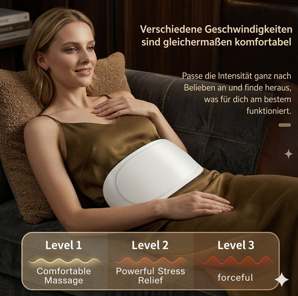 Tectora Premium Wellnessgürtel   Vollautomatische Intensiv-Massage für Bauch & Rücken