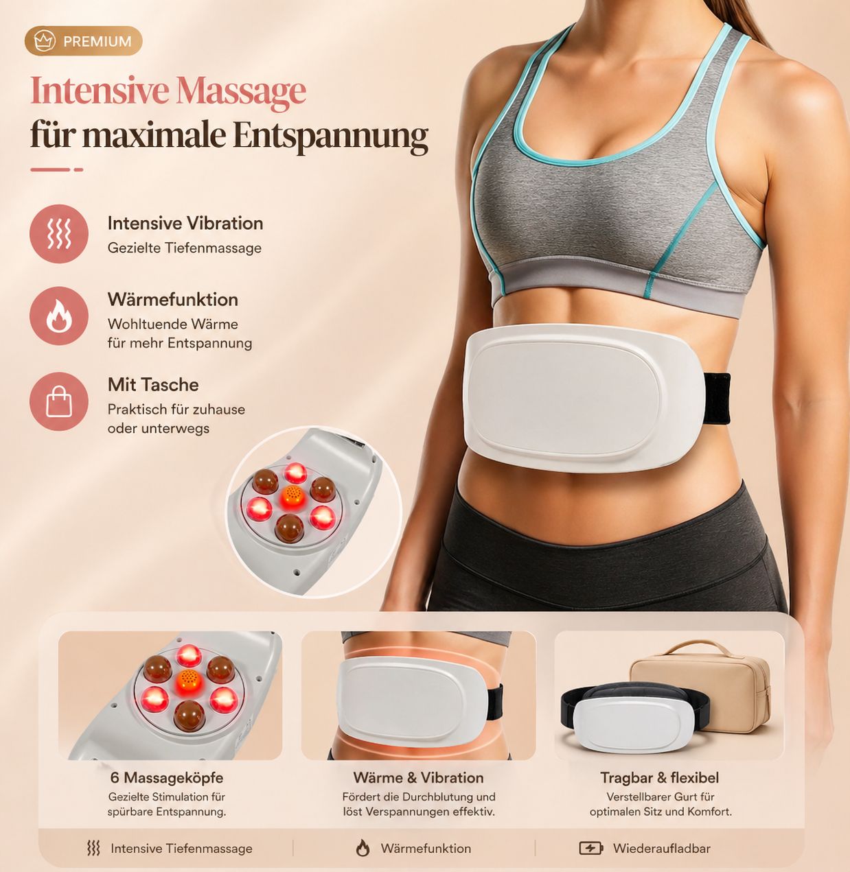 Tectora ™ Wärme & Massage Pro
