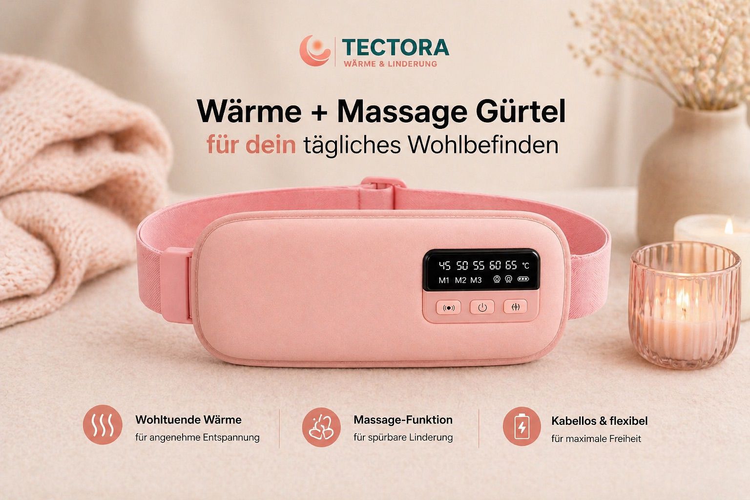 Tectora ™ Wärme & Massage Basic