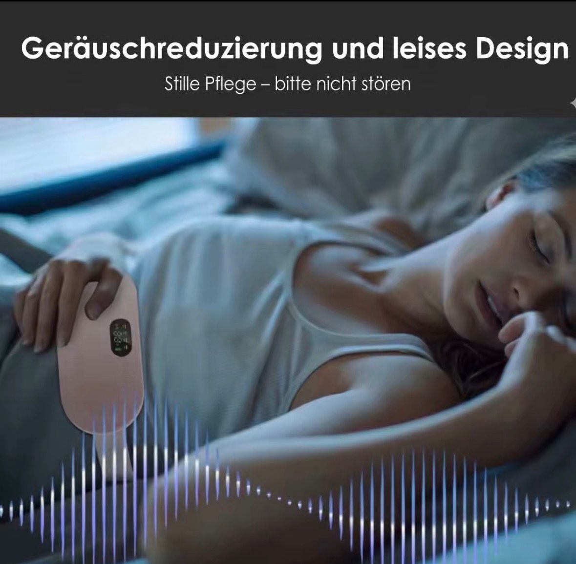 Tectora Perioden-Wärmegürtel – Sanfte Wärme & Vibration für den Unterleib